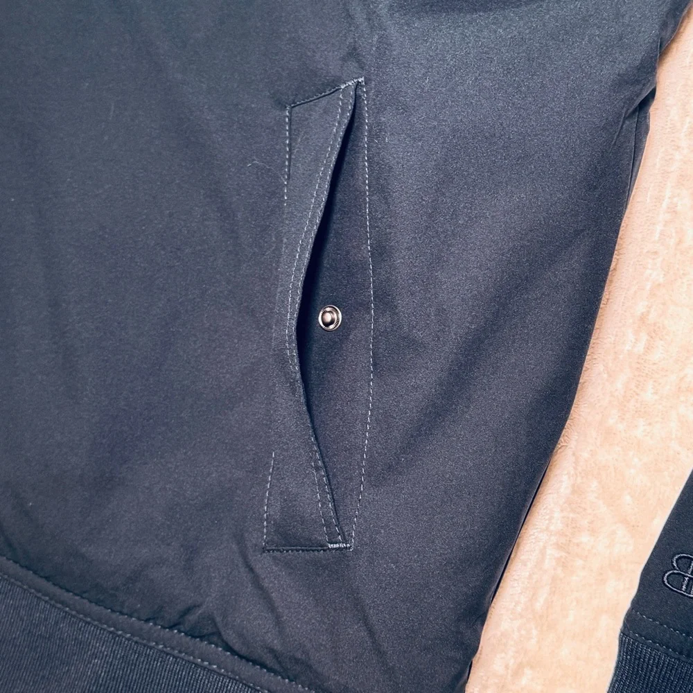 Banana Republic Mens Navy Blue Full Zip Bomber Jacket XL‎ Lightweight Lined